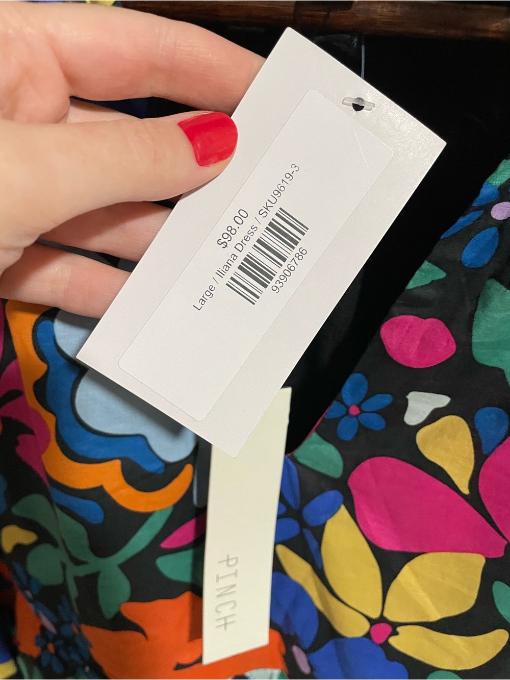 Pinch Multicolor Floral Button-Up Blouse - Picture 5 of 7